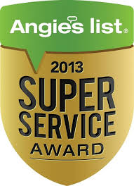 Angie's List Super Saver Award Winner 2013